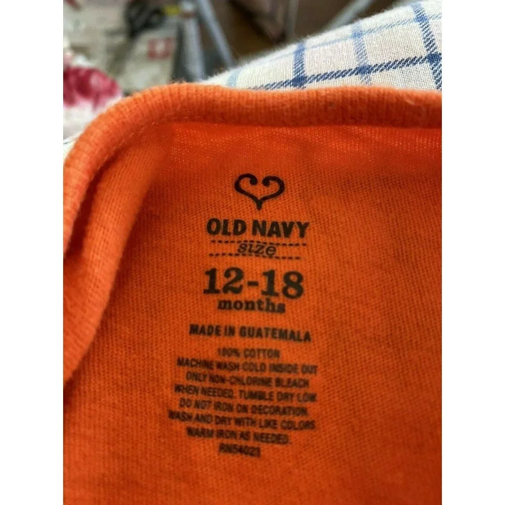 Miami Dolphins Old Navy Baby Girl Orange T Shirts‎